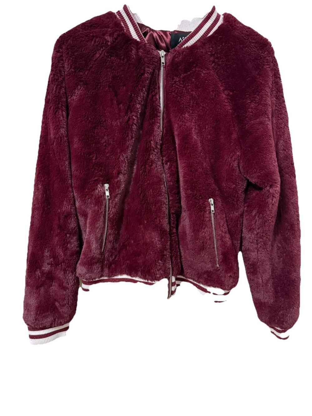 ASHLEY By 26 International Women’s Burgundy Jacket Size Medium